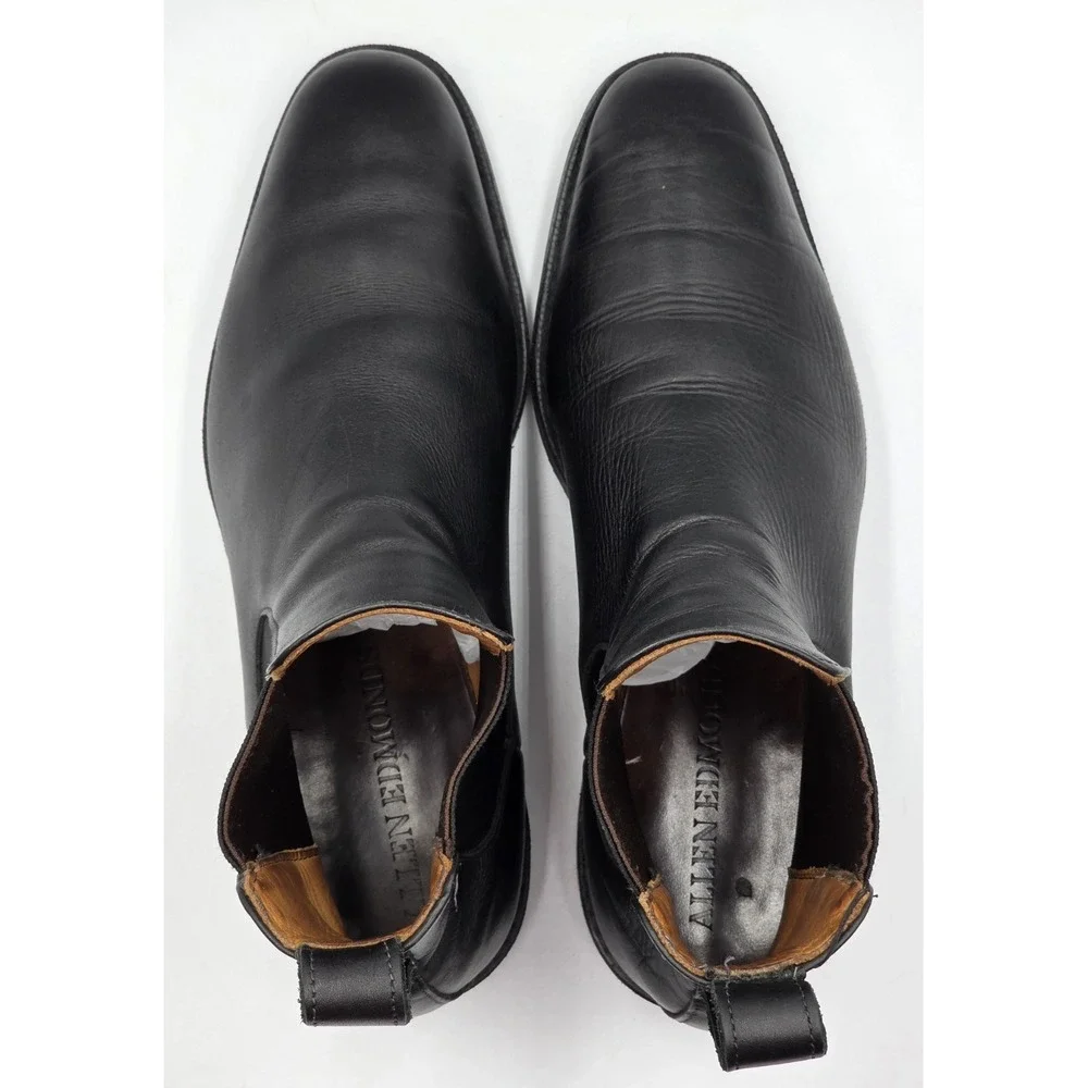 Allen Edmonds Liverpool Chelsea Boots Black Leather Men's 9.5 D USA 7522